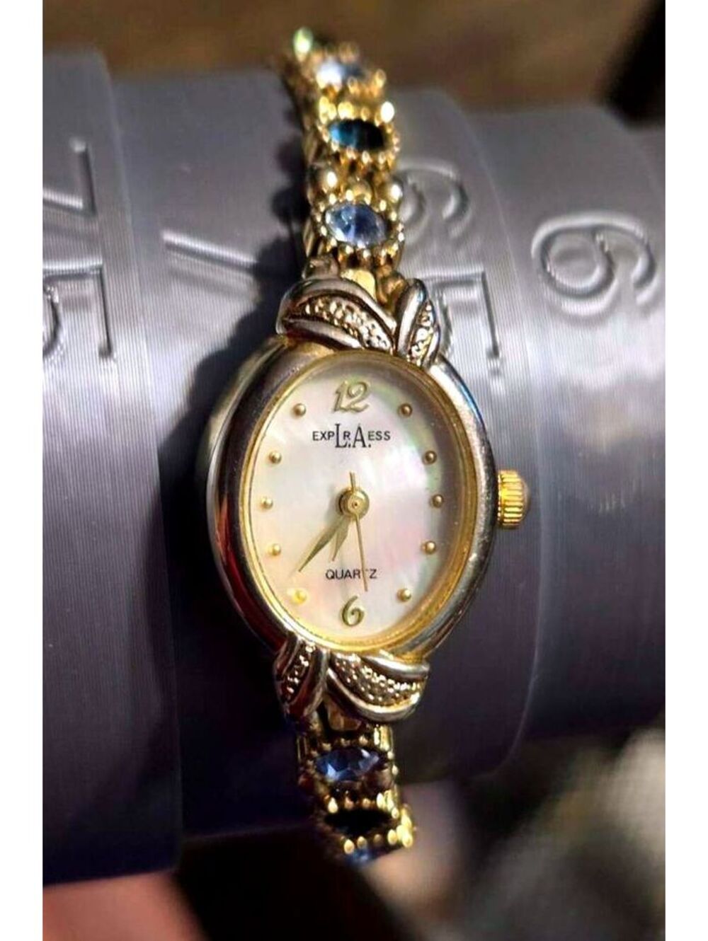 LA Express Women's Quartz Two-Tone Watch WORKS